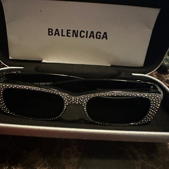 Accessories - Balenciaga crystal sunglasses
